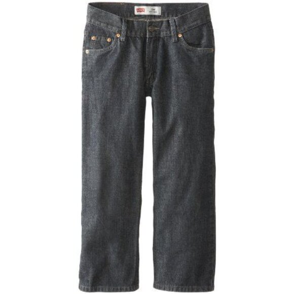Levis 550 Relaxed Fit Jean Tapered Leg Humboldt Boys 10 Husky 30x26 Young Mens - Picture 2 of 3